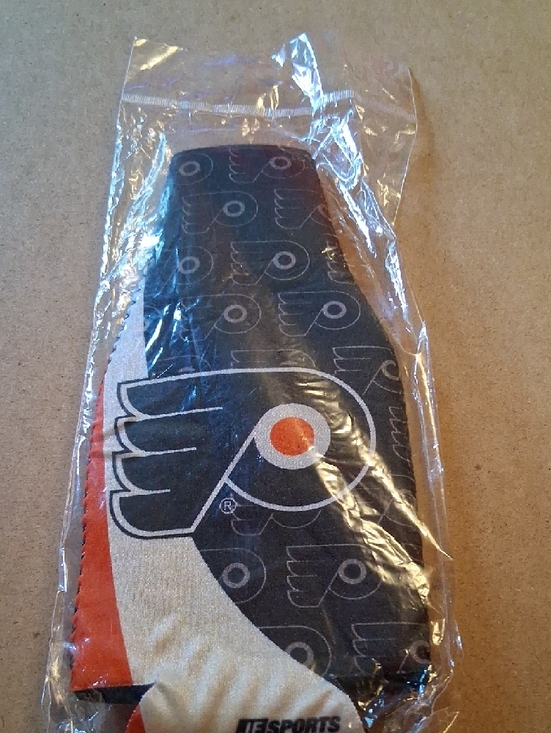 JF Sports Other - Philadelphia Flyers Logo Koozie - Black, Orange, White